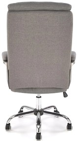Scaun de birou Helder 2 piele ecologica gri H120 cm