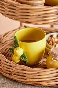 Cană multifunctională galbenă, ceramică – Limone