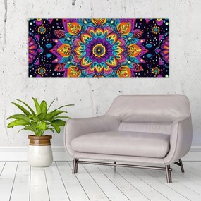 Tablou - Mandală caleidoscopică (120x50 cm)