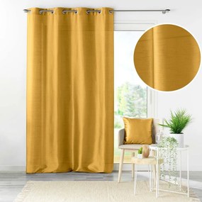 Draperie galbenă din microsatin 140x240 cm Shana – douceur d'intérieur