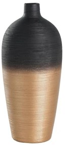Vază ceramică Eglo 421423 SARYKSU 28x12,5 cm negru/auriu