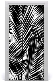 Autocolante pentru usi frunze de palmier