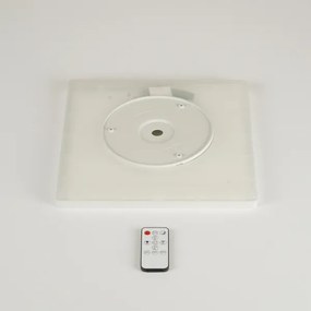 Brilagi - Plafonieră LED dimabilă ULTRA SLIM 18W 230V 30x30 cm, albă + telecomandă