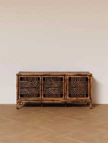Bufet din rattan, 138 cm, Veracruz