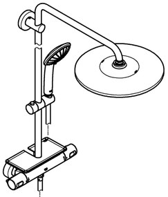 GROHE 26401001 - Sistem de duș VITALIO JOY SYSTEM 310, crom lucios
