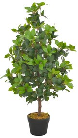 vidaXL Plantă artificială dafin cu ghiveci, verde, 90 cm