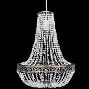 vidaXL Lampă de tavan cu cristale 36,5 x 46 cm