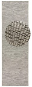 Covor tip traversă BT Carpet Nature, 80 x 150 cm, gri,