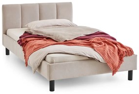 Pat bej tapițat fără somieră 120x200 cm Joker – Meise Möbel