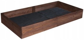Pat din lemn natural impregnat 200 x 100 x 27 cm