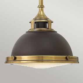 Lustră pe tijă Hinkley HK-AMELIA-P-S-RB AMELIA 1xE27/60W/230V alamă