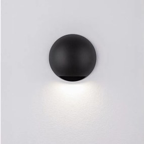 Aplica exterior cu iluminat jos LED IP65 PASSO negru