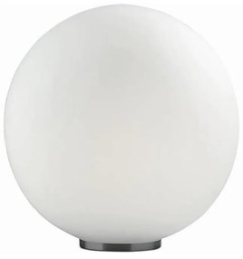 Ideal Lux - Lampă de masă MAPA 1xE27/42W/230V Ø 30 cm albă