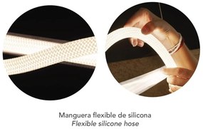 Lustra suspendata LED design minimalist FUGAZ auriu MA-8952