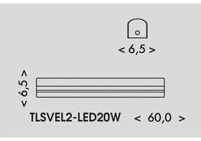 Corp de iluminat LED fluorescent Ecolite TLSVEL2-LED20W VELO LED/11/15/20W/230V alb