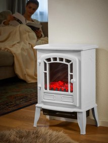 Deuba Semineu electric cu incalzire 2000W - alb
