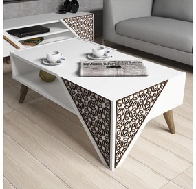 Masă de cafea Berny (Alb). 1089550