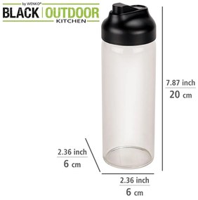 Sticlă pentru ulei sau oțet Wenko Black Outdoor Kitchen