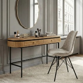 Set 4 scaune moderne Scandinavia imprimeu leopard bej-gri