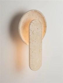 Aplica LED lumina ambientala MAVIS travertin galben