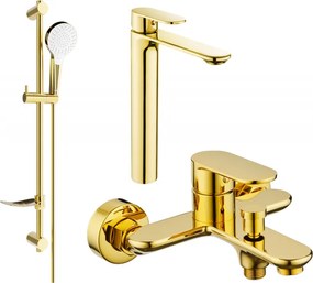 Mexen Milo Set de baie DF05, auriu - 71313DF05-50