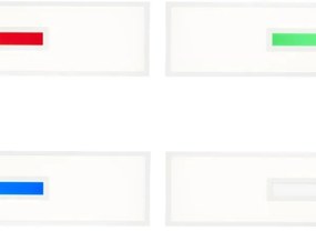 Plafonieră LED RGBW dimabilă Brilliant ODELLA LED/37W/230V + telecomandă