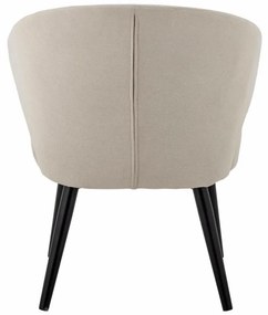 Scaun dining, natur, din stofa, Loon