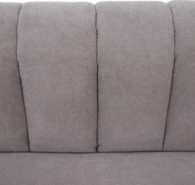 Canapea cu 3 locuri de lux, gri deschis, TEKVIO