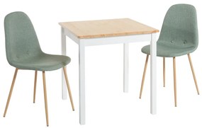 Set masă de dining Sydney și 2 scaune de dining Lissy - Bonami Essentials