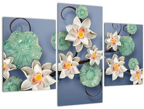 Tablu cu nufăr (90x60 cm)