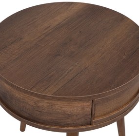 Yuvarlak Masă de cafea din nuc