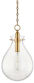 Pendul LUX design minimalist IVY medium, alama antichizata
