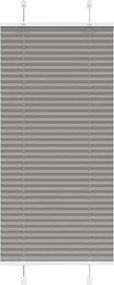 vidaXL Jaluzea plisată Antracit 65x150 cm Lățime țesătură 64,4 cm