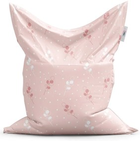 Sac de șezut Classic flori albe și roz - pentru copii, roz