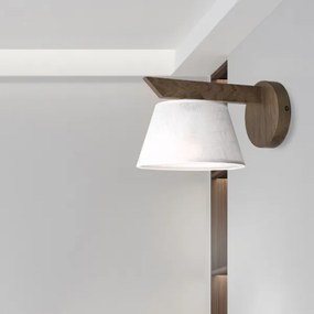 Aplică LED Brilagi ANTHONY 1xE14/40W/230V stejar nuc/alb