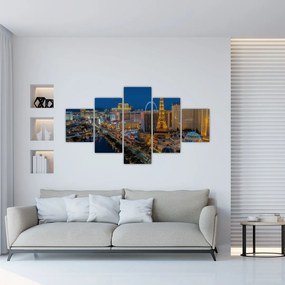 Tablou cu  Las Vegas nocturn (125x70 cm), în 40 de alte dimensiuni noi