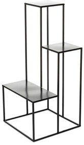 Suport flori KASKADA 85x40 cm negru