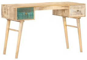 287366 vidaXL Birou, 118 x 50 x 75 cm, lemn masiv de mango