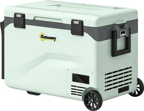 Outsunny Frigider Portabil 42,5L cu Compresor și Control prin Aplicație, -20℃ la 20℃ | Aosom Romania