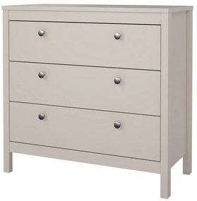 Comodă grej 82x80x38 cm Madrid – Tvilum