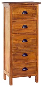289067 vidaXL Servantă, 45 x 35 x 110 cm, lemn masiv de tec