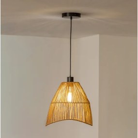 Brilagi - Lustră LED suspendată pe cablu CERIA BOHO, 1xE27/40W/230V, Ø 30 cm, maro