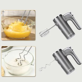 Aigostar - Mixer de mână 400W/230V gri/crom