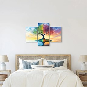 Tablou – Arbore pictat al anotimpurilor (90x60 cm)
