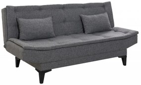 Set Canapea si Fotoliu Extensibilă Santo - S, Gri Inchis