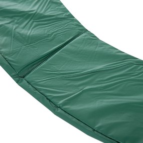 Homcom Copertura di protezione per trampolino elastico, Verde, Ø305cm