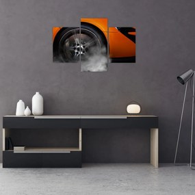Tablou - Mașină sport portocalie (90x60 cm)