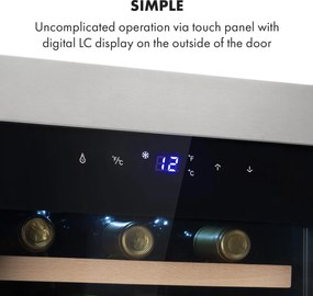 Klarstein Reserva 12 Uno, răcitor de vinuri, 31 de litri, 11 - 18 ° C, o zonă