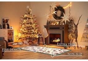 Covor tip traversă verde 80x200 cm cu model de Crăciun Green Christmas – Villeroy&amp;Boch