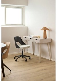 Scaun de birou negru-bej Lucy – Actona